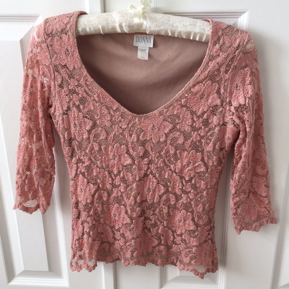 👗DONNA Lace top (lined)